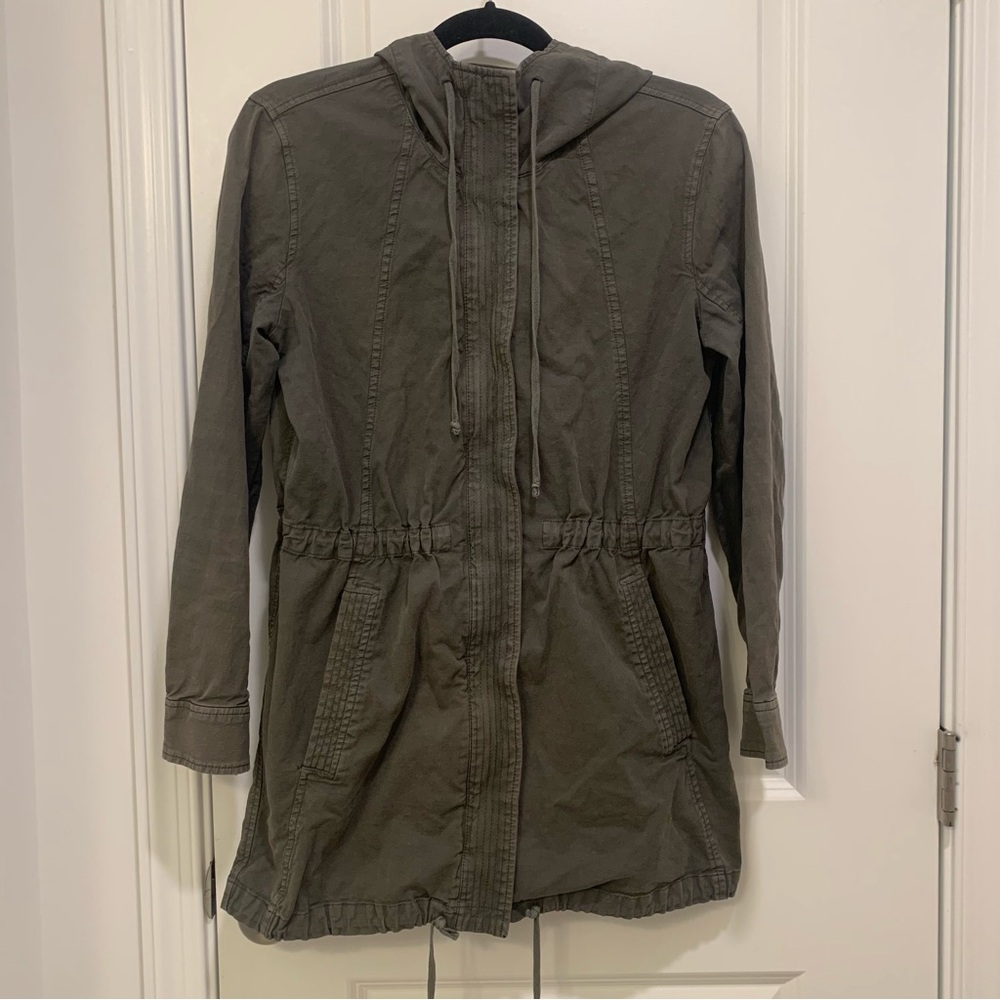 Lucky Brand Women's Green Lightweight Utility Spring Jacket Size Small